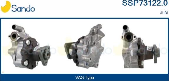 Sando SSP73122.0 - Hydraulic Pump, steering system www.autospares.lv