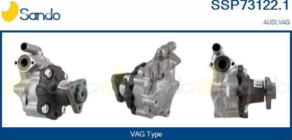 Sando SSP73122.1 - Hydraulic Pump, steering system www.autospares.lv