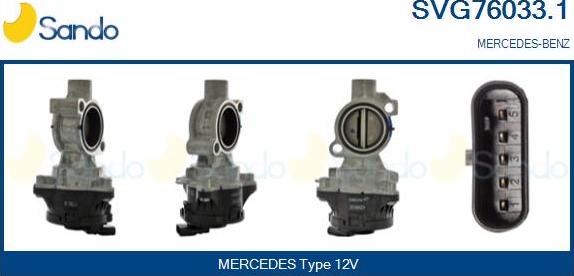 Sando SVG76033.1 - EGR Valve www.autospares.lv