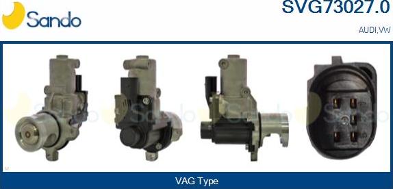 Sando SVG73027.0 - EGR Valve www.autospares.lv