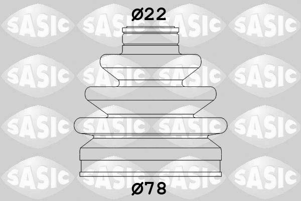 Sasic 9004657 - Bellow, drive shaft www.autospares.lv