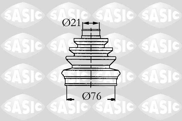 Sasic 9004621 - Putekļusargs, Piedziņas vārpsta autospares.lv