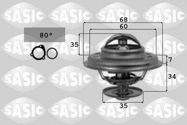 Sasic 9000067 - Termostats, Dzesēšanas šķidrums www.autospares.lv