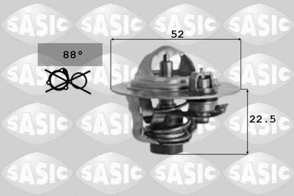 Sasic 9000089 - Термостат охлаждающей жидкости / корпус www.autospares.lv