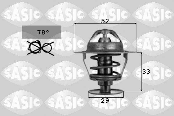 Sasic 9000039 - Coolant thermostat / housing www.autospares.lv