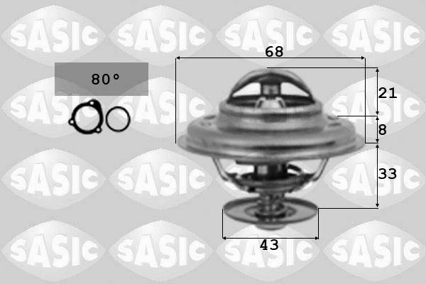 Sasic 9000036 - Termostats, Dzesēšanas šķidrums www.autospares.lv