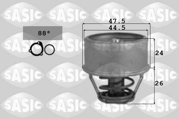 Sasic 9000038 - Termostats, Dzesēšanas šķidrums www.autospares.lv