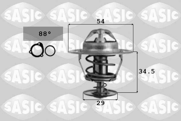 Sasic 9000074 - Termostats, Dzesēšanas šķidrums autospares.lv