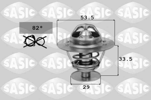 Sasic 9000072 - Termostats, Dzesēšanas šķidrums www.autospares.lv