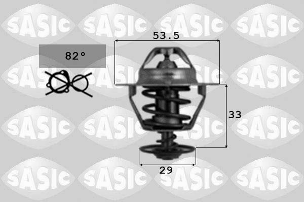 Sasic 9000107 - Termostats, Dzesēšanas šķidrums www.autospares.lv