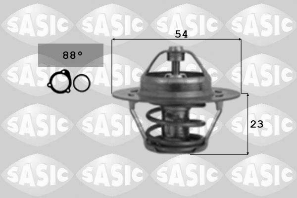 Sasic 9000131 - Термостат охлаждающей жидкости / корпус www.autospares.lv