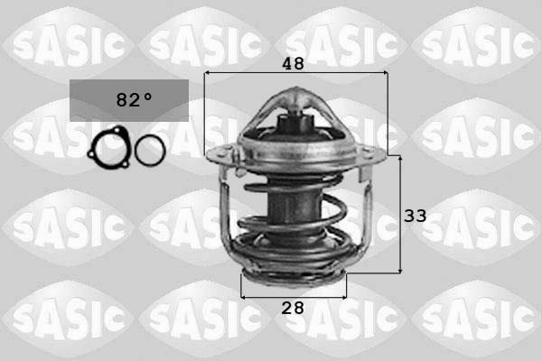 Sasic 9000126 - Coolant thermostat / housing www.autospares.lv