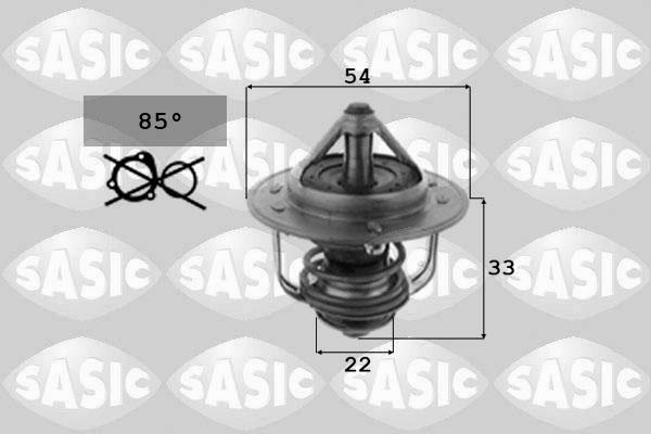 Sasic 9000122 - Termostats, Dzesēšanas šķidrums www.autospares.lv