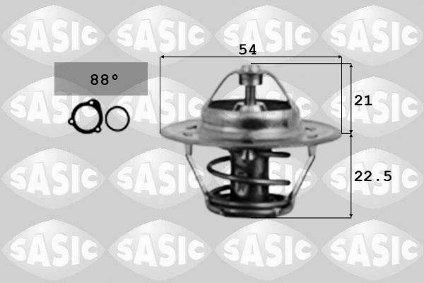 Sasic 9000391 - Termostats, Dzesēšanas šķidrums www.autospares.lv