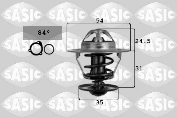 Sasic 9000393 - Termostats, Dzesēšanas šķidrums www.autospares.lv