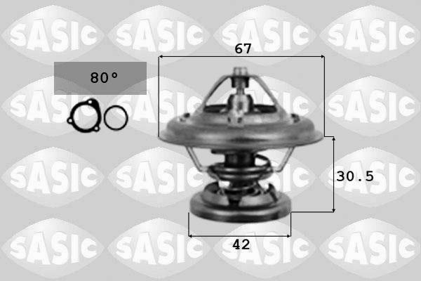 Sasic 9000369 - Termostats, Dzesēšanas šķidrums autospares.lv