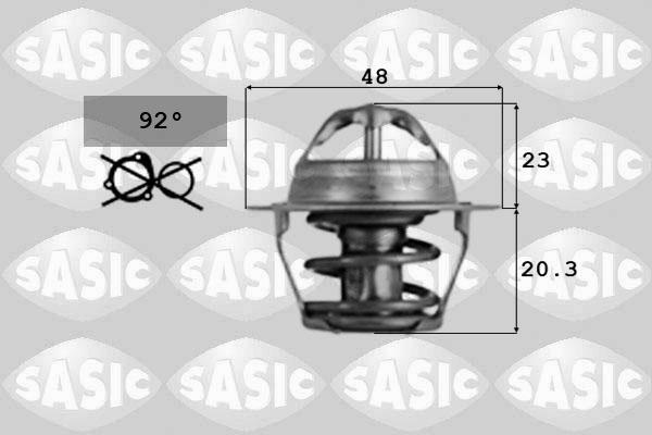 Sasic 9000389 - Termostats, Dzesēšanas šķidrums autospares.lv