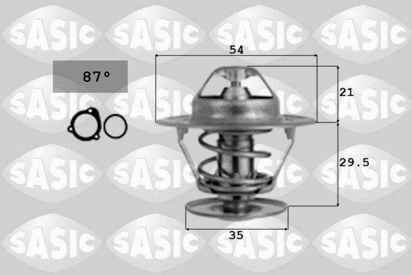 Sasic 9000387 - Термостат охлаждающей жидкости / корпус www.autospares.lv