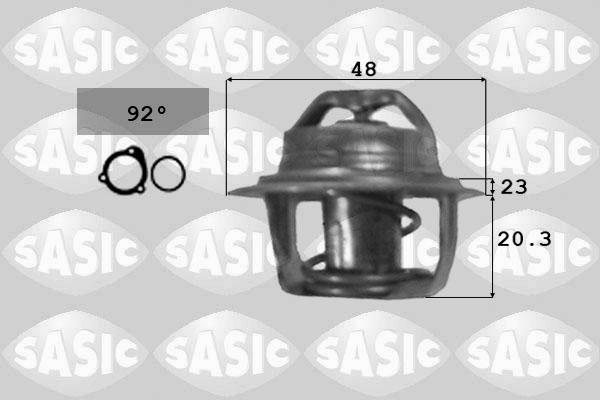 Sasic 9000295 - Termostats, Dzesēšanas šķidrums www.autospares.lv