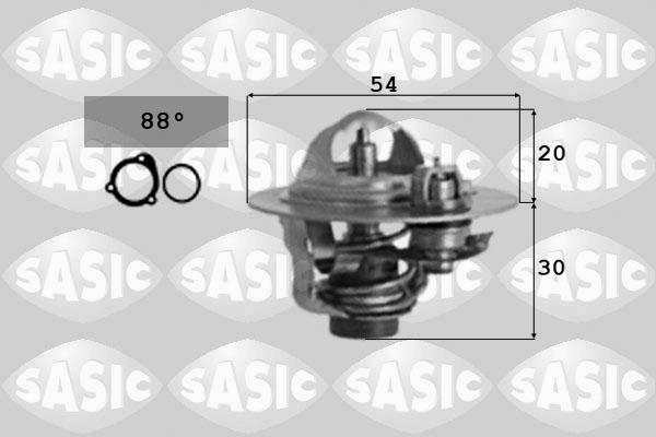 Sasic 9000298 - Termostats, Dzesēšanas šķidrums www.autospares.lv