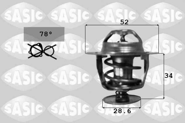 Sasic 9000237 - Termostats, Dzesēšanas šķidrums autospares.lv