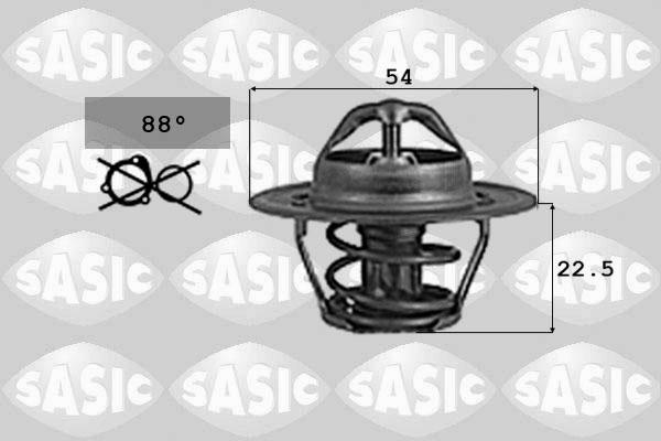 Sasic 9000742 - Termostats, Dzesēšanas šķidrums autospares.lv