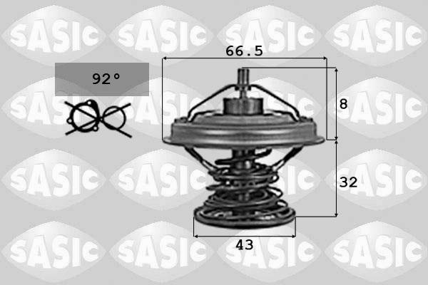 Sasic 9000701 - Coolant thermostat / housing www.autospares.lv