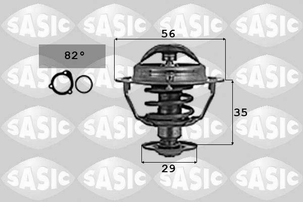 Sasic 9000737 - Termostats, Dzesēšanas šķidrums www.autospares.lv