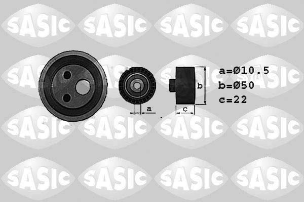 Sasic 4000802 - Spriegotājrullītis, Gāzu sadales mehānisma piedziņas siksna autospares.lv