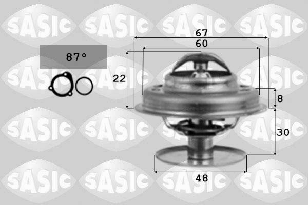 Sasic 4000356 - Termostats, Dzesēšanas šķidrums www.autospares.lv