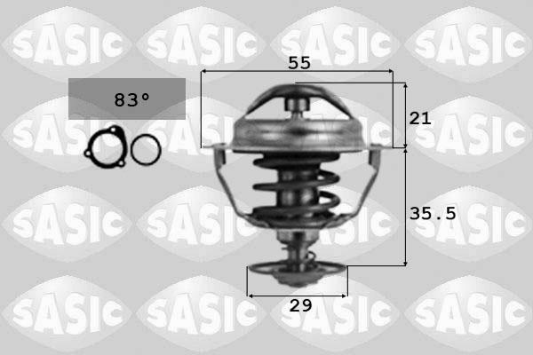 Sasic 4000365 - Termostats, Dzesēšanas šķidrums www.autospares.lv