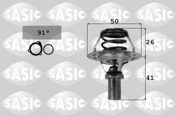 Sasic 4000361 - Termostats, Dzesēšanas šķidrums autospares.lv