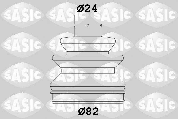 Sasic 4003448 - Putekļusargs, Piedziņas vārpsta www.autospares.lv