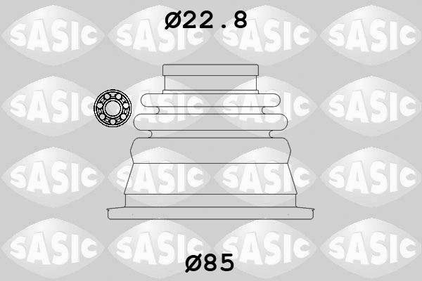 Sasic 4003427 - Пыльник, приводной вал www.autospares.lv