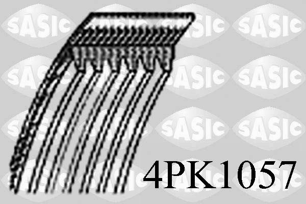 Sasic 4PK1057 - Ķīļrievu siksna autospares.lv