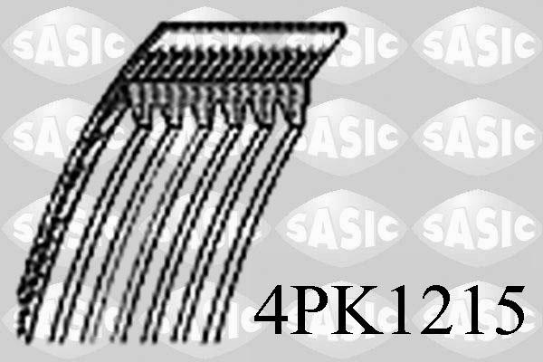 Sasic 4PK1215 - Ķīļrievu siksna www.autospares.lv