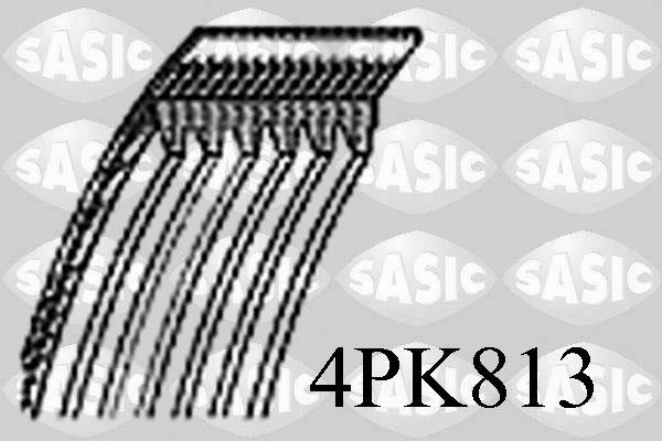 Sasic 4PK813 - Ķīļrievu siksna autospares.lv