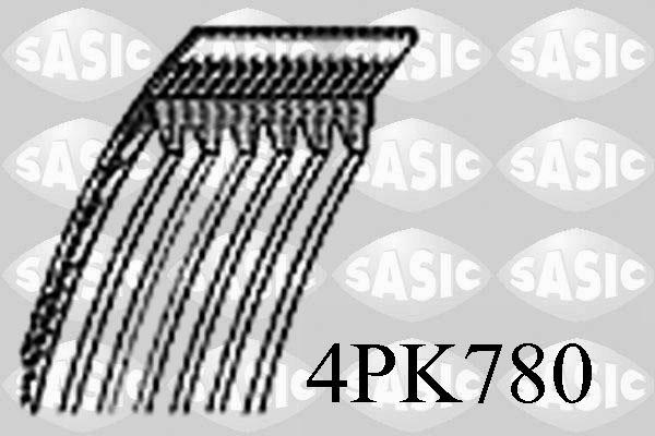 Sasic 4PK780 - Ķīļrievu siksna www.autospares.lv