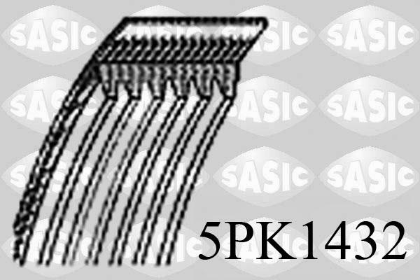 Sasic 5PK1432 - Поликлиновой ремень www.autospares.lv