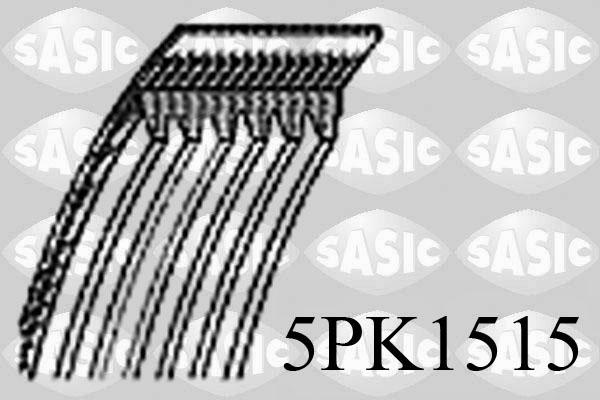 Sasic 5PK1515 - Поликлиновой ремень www.autospares.lv