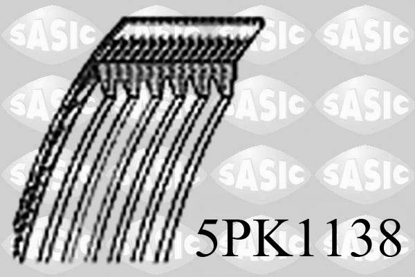 Sasic 5PK1138 - Ķīļrievu siksna www.autospares.lv