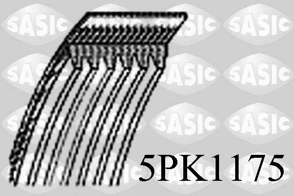 Sasic 5PK1175 - Ķīļrievu siksna autospares.lv