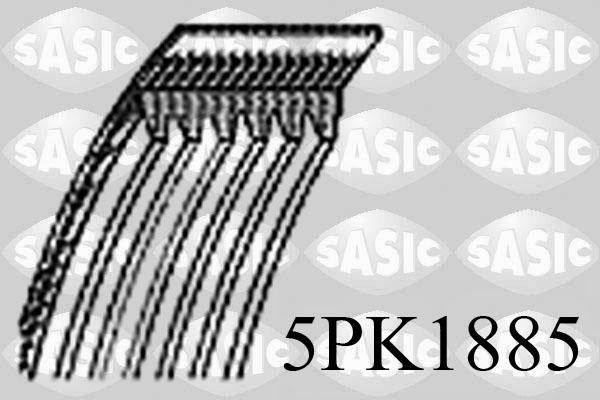 Sasic 5PK1885 - Ķīļrievu siksna www.autospares.lv