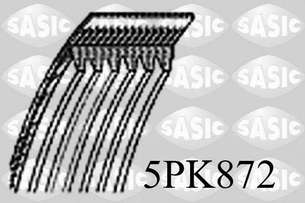 Sasic 5PK872 - Ķīļrievu siksna autospares.lv