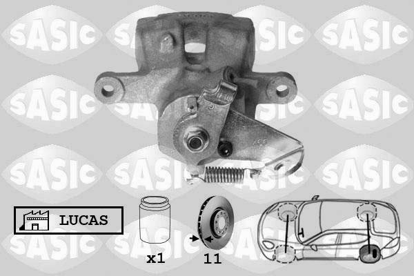 Sasic 6504006 - Brake Caliper www.autospares.lv