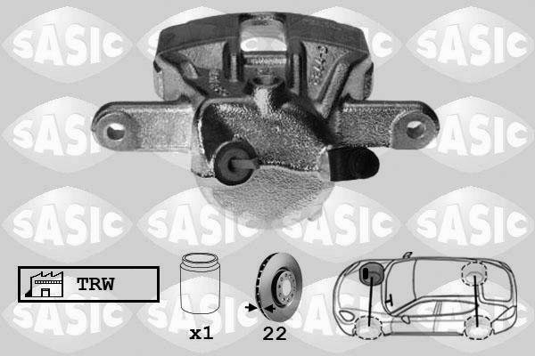 Sasic 6504011 - Brake Caliper www.autospares.lv