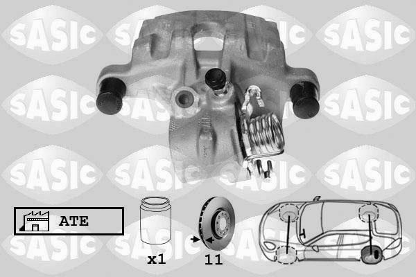 Sasic 6504018 - Тормозной суппорт www.autospares.lv