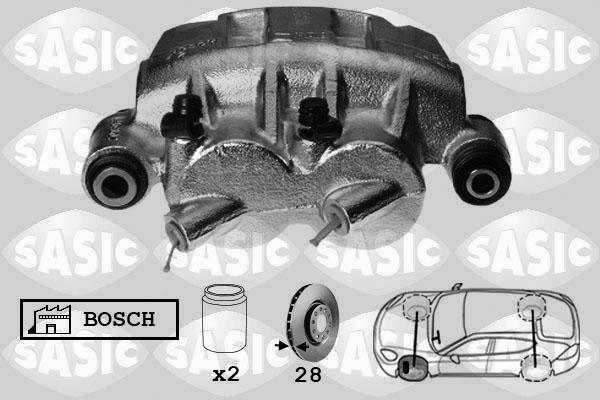 Sasic 6504030 - Brake Caliper www.autospares.lv