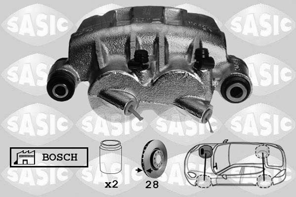 Sasic 6504031 - Bremžu suports www.autospares.lv