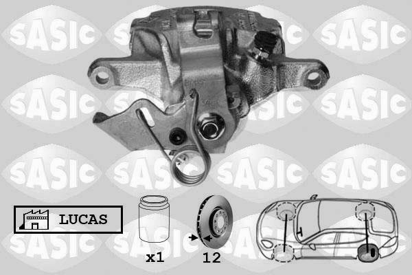 Sasic 6504032 - Bremžu suports autospares.lv